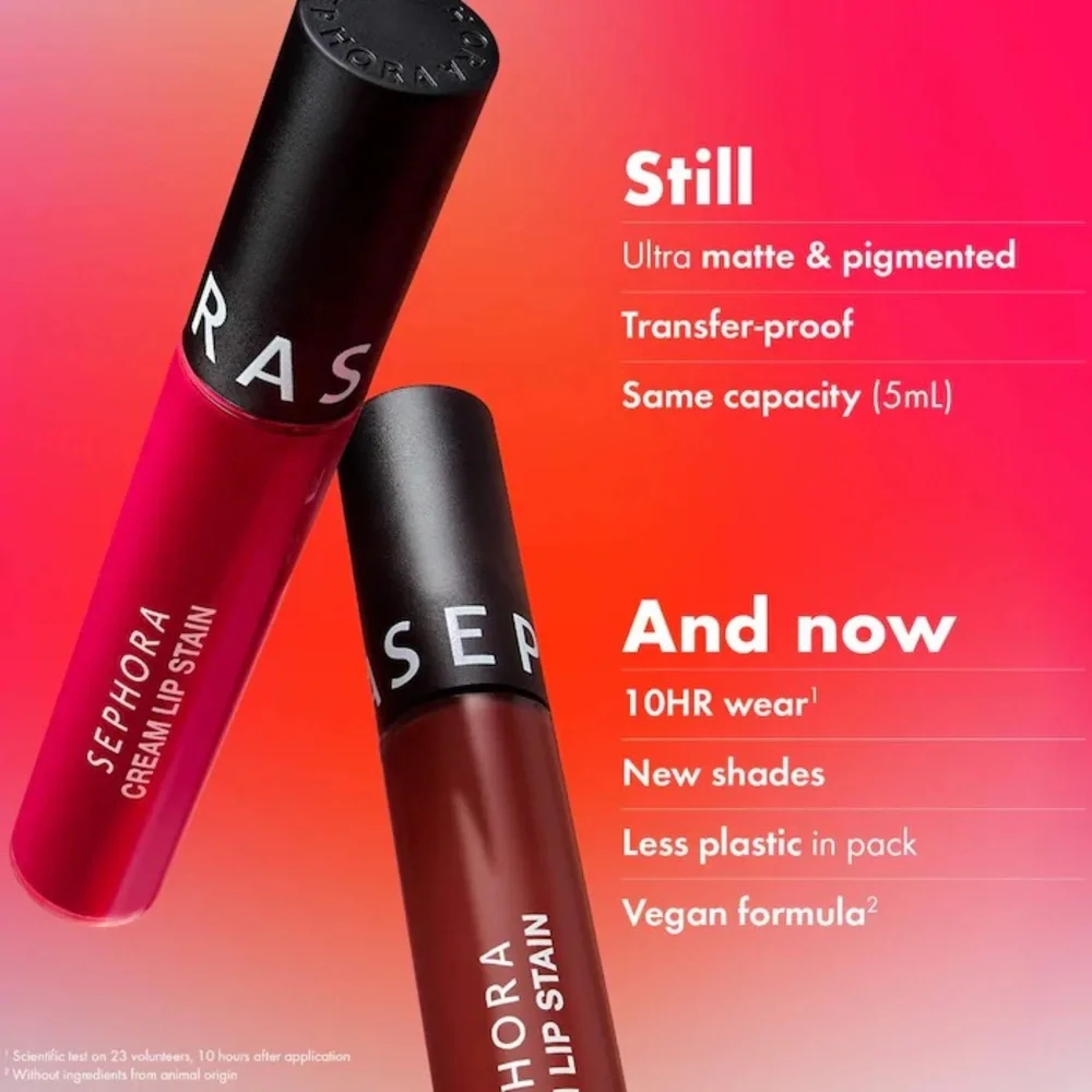SEPHORA COLLECTION Cream Lip Stain 10HR Liquid Lipstick